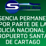 Lee más sobre el artículo PRESENCIA PERMANENTE EN EL AEROPUERTO SANTA ANA DE CARTAGO